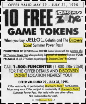 Discovery Zone - Jun 04 1995 Article